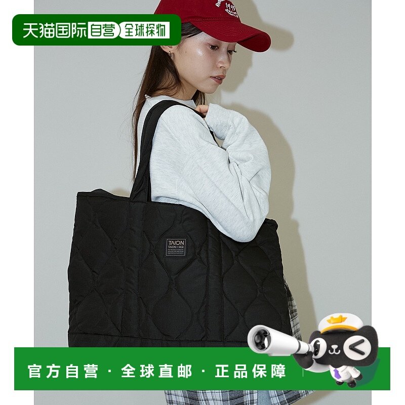 1h可退 日本直邮TAION 女士 800FP羽绒 2WAY托特包 拉链顶袋设计