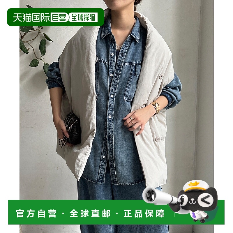 1h可退 日本直邮DouDou 女装 2WAY 背心 可变身围巾设计  DDZ1052