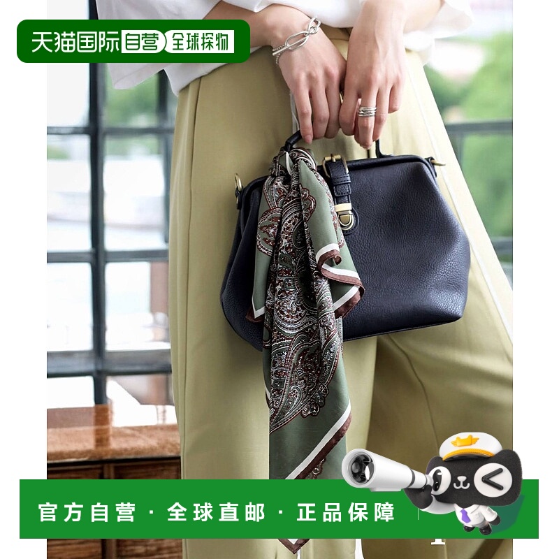 1h可退 日本直邮antiqua女士复古佩斯利图案丝巾 AJ01824围巾方巾