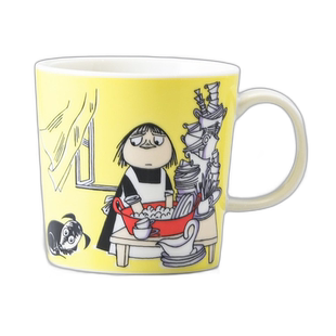 日本直邮ARABIA 马克杯300毫升Moomin系列米萨黄色1052344餐具北