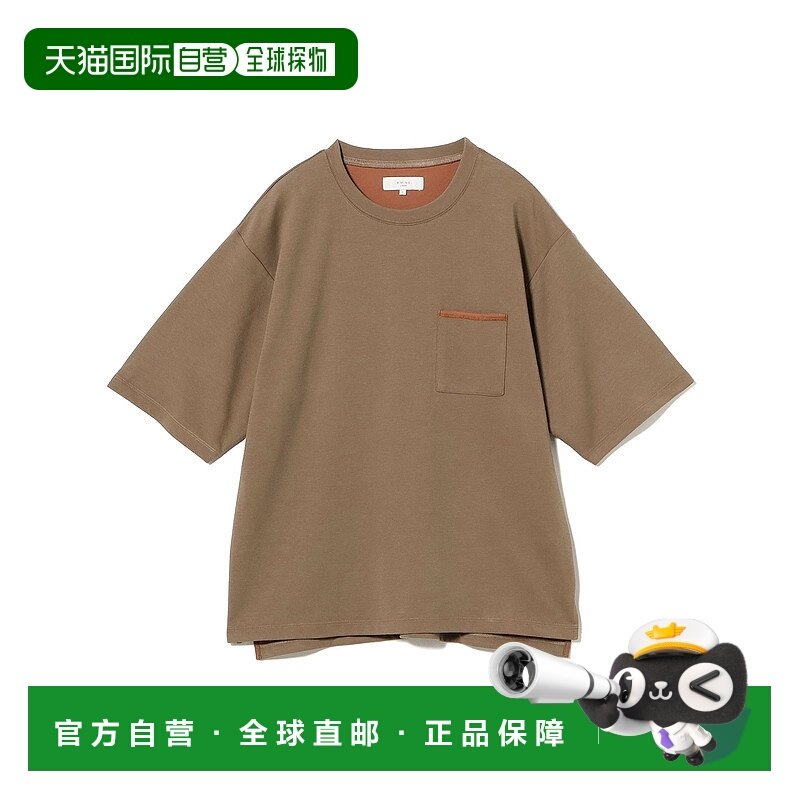 1h可退 日本直邮B:MING by BEAMS 男士双面设计口袋圆领T恤 92040,男装,T恤,淘宝优惠券,粉丝福利购,淘宝优惠卷