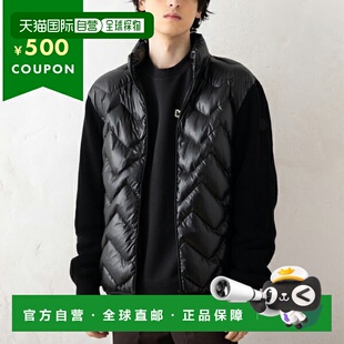 日本直邮Moncler 开衫波莱罗羽绒服外套黑色男士 MONCLER 9B00011