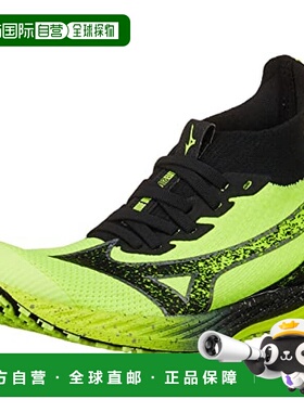 【日本直邮】Mizuno美津浓 跑鞋/800m以上26cm青柠/黑2E U1GD2100