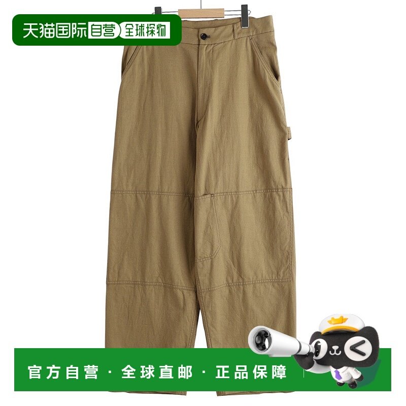 1h可退 日本直邮BLURHMS 男士 宽松斜纹棉工装裤 宽版剪裁 大口袋