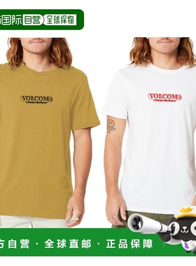 日本直邮VOLCOM LEVELER 短袖 TEE A5002062 Volcom 男士夏季冲浪