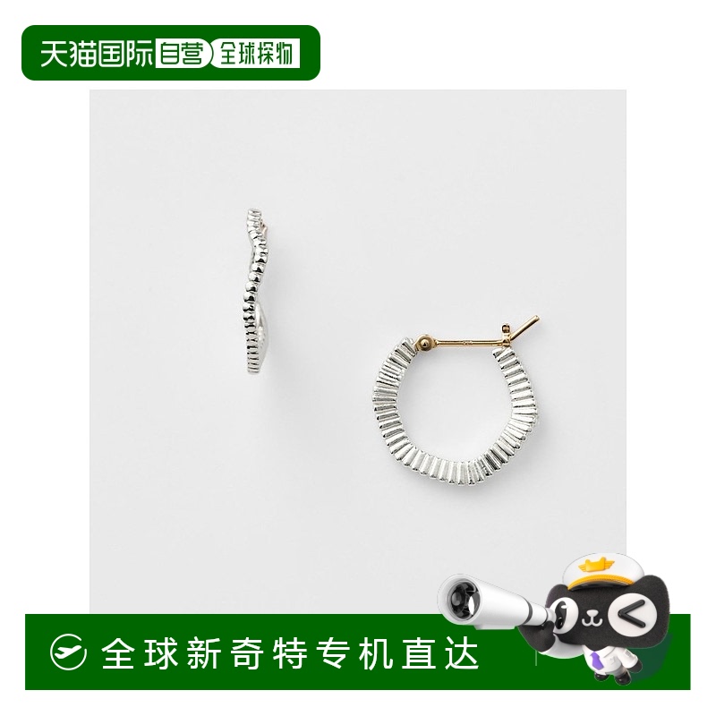日本直邮日潮 agete 阿卡朵银色耳环