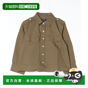 1h可退 日本直邮BANANA REPUBLIC 女士 棉质波普林工装衬衫 7分袖