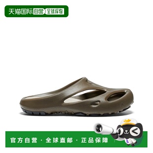 日本直邮KEEN Shanti 舒适简约 静音防磨包头拖鞋 男款 褐色新款