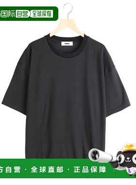 1h可退 日本直邮REVERBERATE 男士宽松罗纹下摆短袖T恤 REV25SSRB