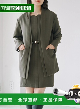 日本直邮TONAL 女士无领挺括感西装外套 闪耀立体剪裁 通勤休闲两