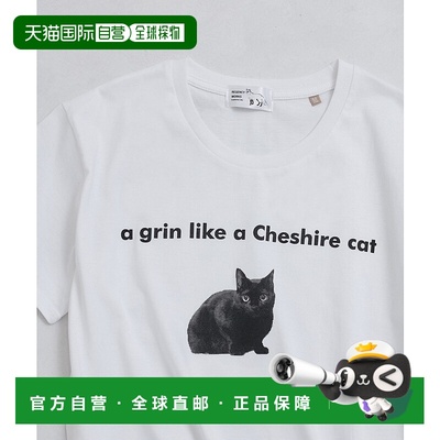 1小时内可退 日本直邮REGENCY WORKS 女士猫咪图案T恤 2025CGUM35