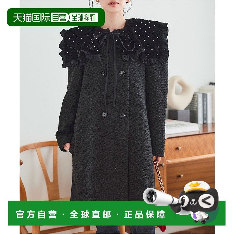 日本直邮KOBE LETTUCE 可选粗花呢或毛圈布双扣肩章外套 [K1330]