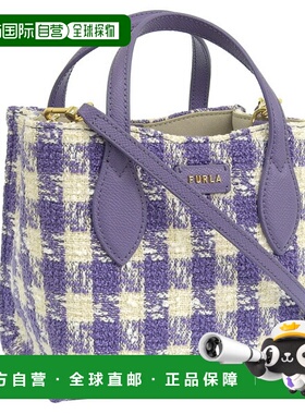 日本直邮FURLA 女士包 2WAY 单肩包 Outlet Item 紫色 ERA TOTE M