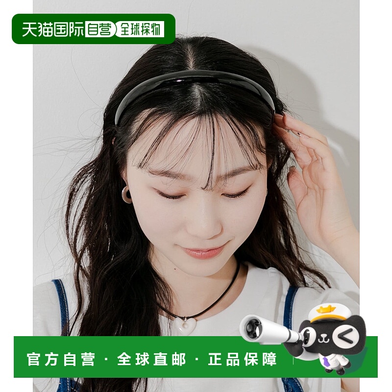 1h可退 日本直邮SMELLY 女士简约细款亮面发箍 SMA42RF059