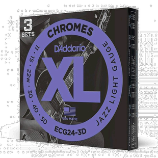 DAddario达达里奥尼吉他弦ECG24-3D木民谣琴吉他弦线