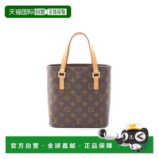 日本直邮中古LV路易威登女包A级95新handbag手提包涂层/防水帆布