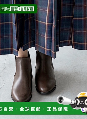 日本直邮Menue 圆头侧边透气短靴 ME8623BW02228 男鞋