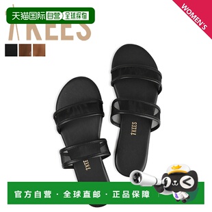 凉鞋 VIV棕色 Slide SANDAL 米色 女式 日本直邮Tkees