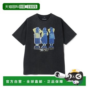 1h可退 日本直邮U/MUSIC Billie Eilish POP主题图案男士T恤 2304