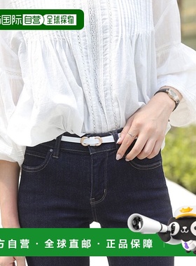 日本直邮florge 丝带扣无孔皮带 FL8218DW02420 腰带