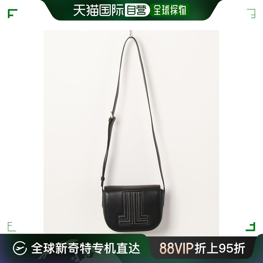 日本直邮LANVIN en Bleu女士时尚牛皮单肩包 JL LOGO立体设计