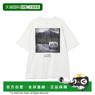 日本直邮MANASTASH T恤02 男女同款 Peaks图案长袖 792 Twin 1h可退