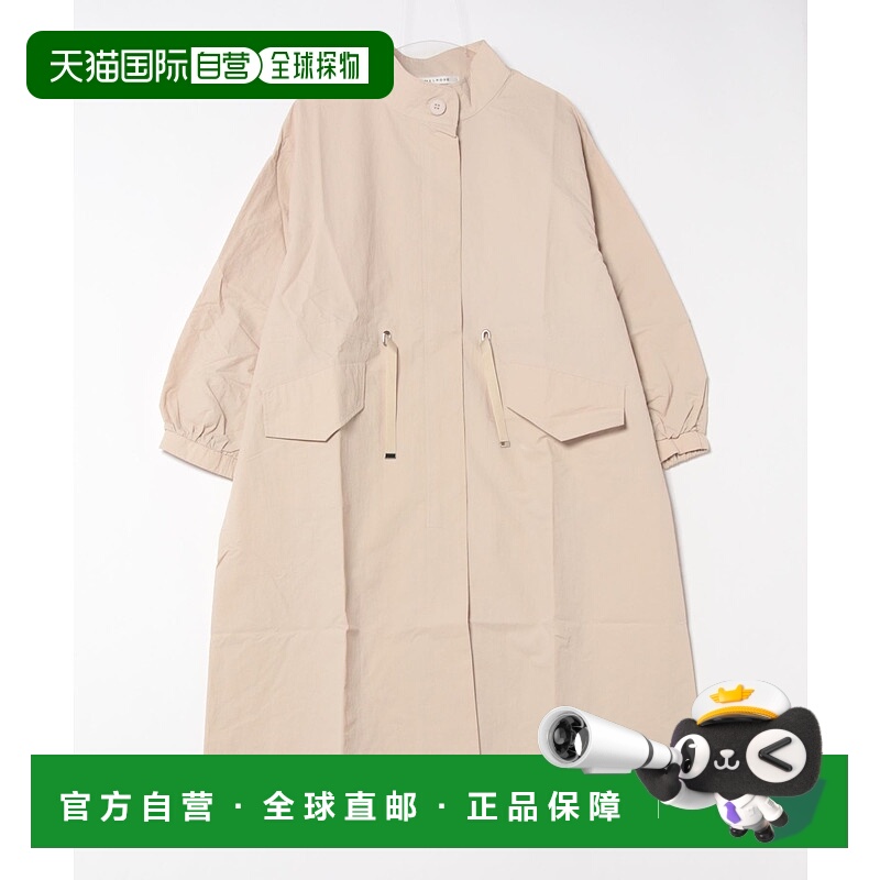 1h可退 日本直邮MELROSE claire 女士可调腰部连帽风衣 A0756FC31