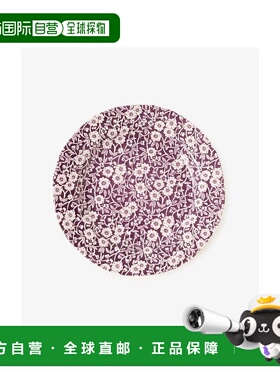 日本直邮日潮 AfternoonTea盘子21.5cm/李子花纹/Burleigh HB24紫