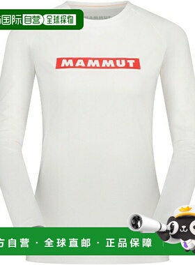 日本直邮MAMMUT QD 标志印花长袖T恤 AF 女士户外长袖T恤 1016010