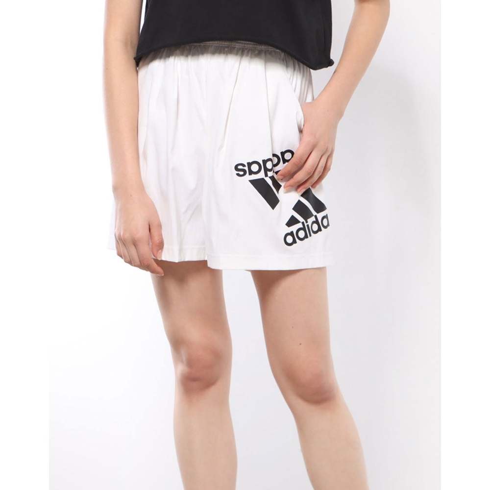 日本直邮adidas 短裤 未来标识系列 编织面料 白色