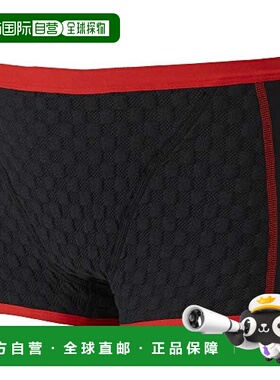 【日本直邮】Mizuno美津浓男式竞技练习用短款泳裤S黑红 N2MB7576