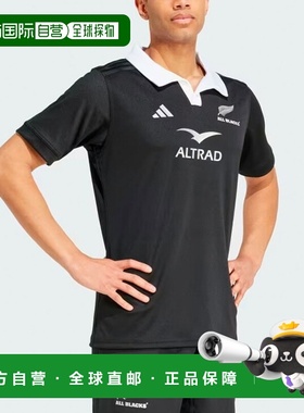 日本直邮Adidas 全黑队主场球衣 adidas ALL BLACKS 男士短袖橄榄