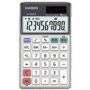【日本直邮】CASIO卡西欧符合《绿色采购促进法》计算器 SL-930GT