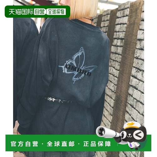 1h可退 日本直邮UMBRO联名Younger Song男女同款宽松长袖T恤半拉