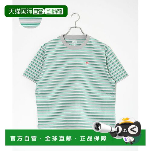 DANTON 女士短袖T恤条纹图案 [DT-C0404CJJ]