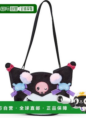 【日本直邮】三丽鸥脸型单肩包 (Romi Kyun Room) Kuromi 375586