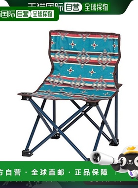 【日本直邮】CAPTAIN STAG 户外椅子 CS Native 蓝色 露营 旅行