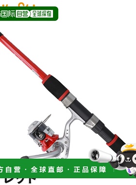 日本直邮Smile Ship 多功能青少年钓鱼竿套装 180 红色移动式鱼竿