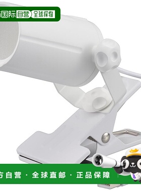 【日本直邮】OHM夹灯 白色 LED一体 300lm USB LTC-LC08U-WN