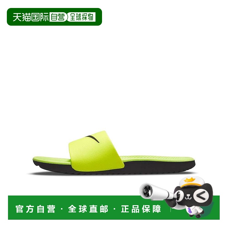 日本直邮Nike Kawa Slide GS/PS 拖鞋Volt/Black njp-819352700-7
