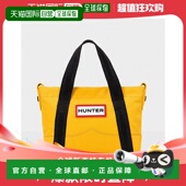 日本直邮 Hunter女士单肩包黄色小号字母徽标拉链开合简约通勤