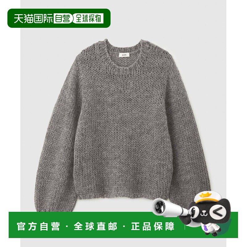 1h可退 日本直邮ROPE' 女士手工编织圆领毛衣 2024BGGM34210图片