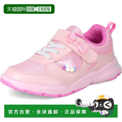 【日本直邮】瞬足儿童运动鞋 女童 轻量 2E LEC 8670 粉色