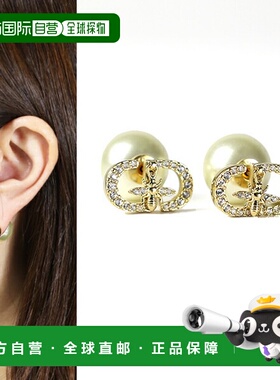 日本直邮Dior Tribales 耳环 E3839WOMCY D03S 女士 CD 标志珍珠