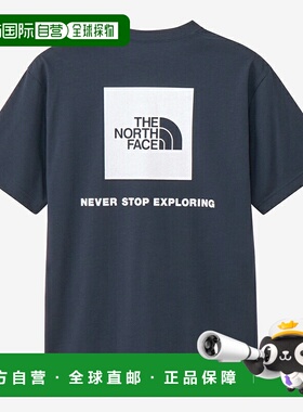 日本直邮THE NORTH FACE 男士短袖后方方Logo T恤 NT32447