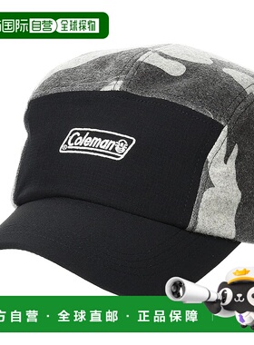 【日本直邮】Coleman科勒曼 男士鸭舌帽 黑色 381-0142