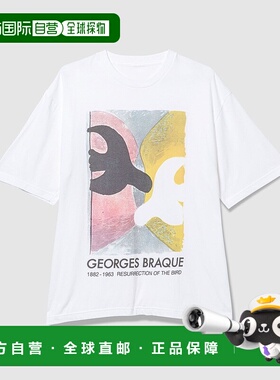 1h可退 日本直邮EF 男装 加大版型艺术T恤 GEORGES BRAQUE合作款