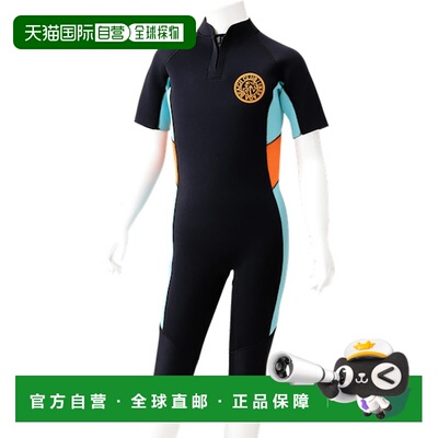 日本直邮AQA Junior 儿童潜水服 2.5 毫米海上运动潜水服短袖 AQA