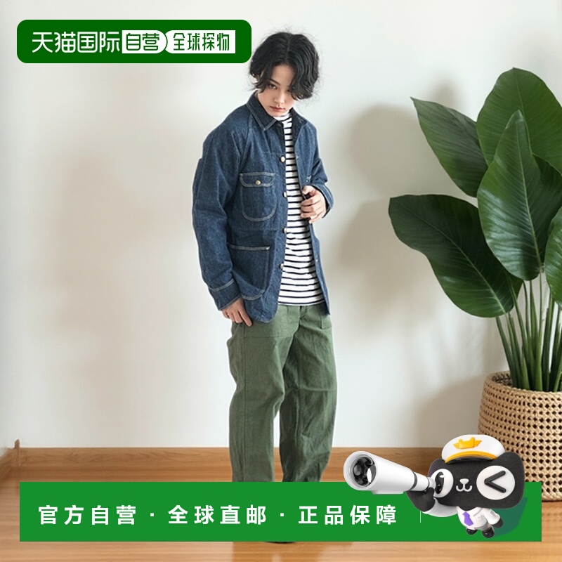 日本直邮03-6140-81 orSlow DENIM COVER ALL50年代牛仔外套