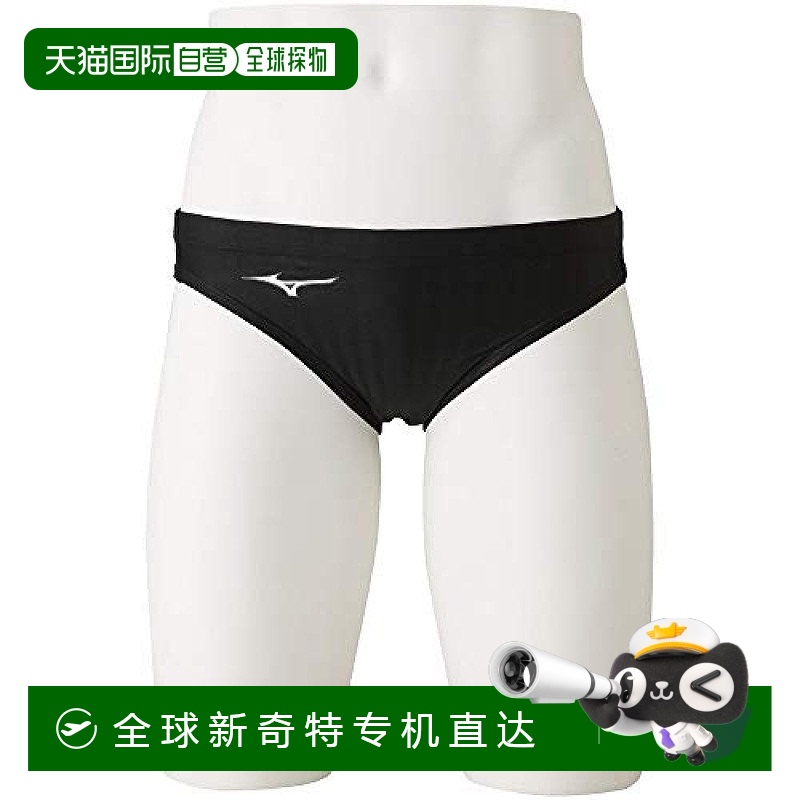 【日本直邮】Mizuno美津浓儿童泳裤FINA认证130黑色 N2MB0423泳衣